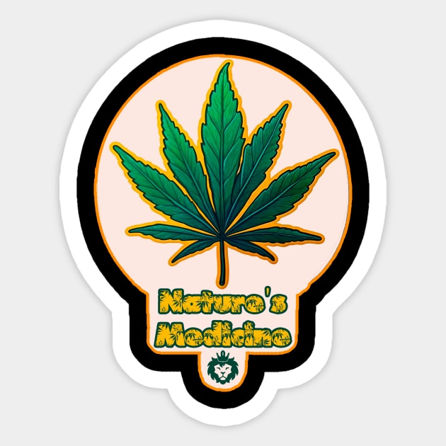 Nature's Medicine weed Sticker by GreenKing